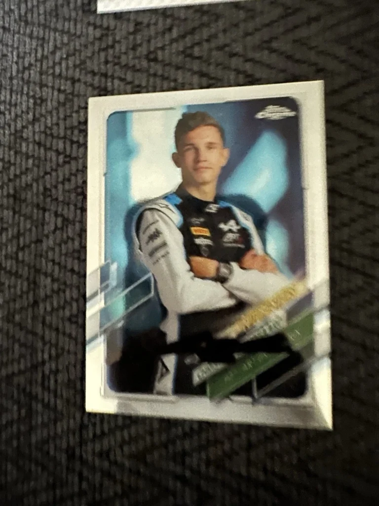 Signed Trading Card Indy 500 Car Indianapolis Christian Lundgaard Formula 1 F1