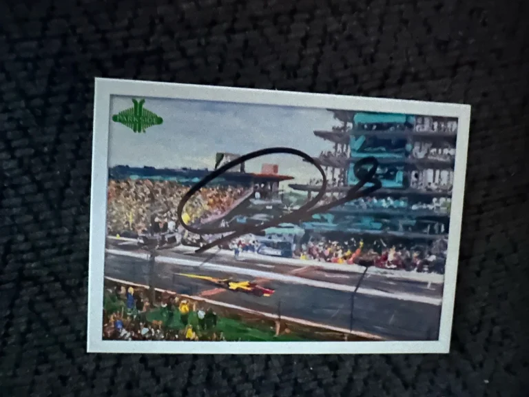 2025 Parkside Pronto Indy GP Win Car Trading Card 500 Signed Alex Palou