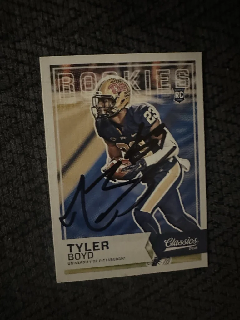 TJ Houshmandzadeh Signed Trading Card Autographed Cincinnati Bengals