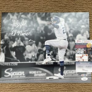 Fernando Tatis Jr Signed Auto 11x14 Photo “EL Niño” + JSA Coa San Diego Padres