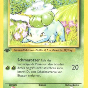 1999 Pokemon German 44 Bisasam Bulbasaur 1st Edition