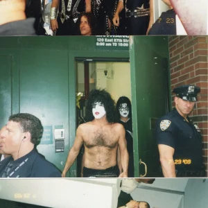 KISS LOT OF 10 CANDID PHOTOS FROM 2003 NY CITY MEET+GREET PAUL+GENE+PETER