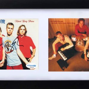 Ben Folds Signed Autograph Ben Folds Five Naked Baby Photos CD Cover Framed ACOA