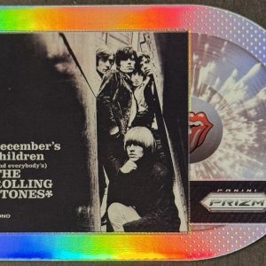 December's Children 2025 Panini Prizm Rolling Stones #5 Die-Cut Albums Silver
