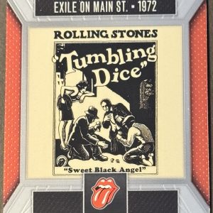 2025 Panini Prizm The Rolling Stones "Tumbling Dice" Card No. 20