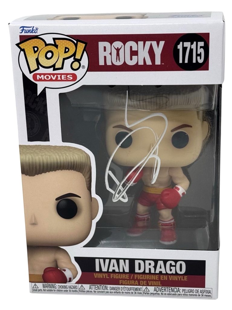 Dolph Lundgren Rocky IV Signed Ivan Drago Funko Pop #1715 Autograph Beckett COA