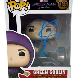 Willem Dafoe Signed Spider-Man Green Goblin Funko Pop 1165 Autograph Beckett COA
