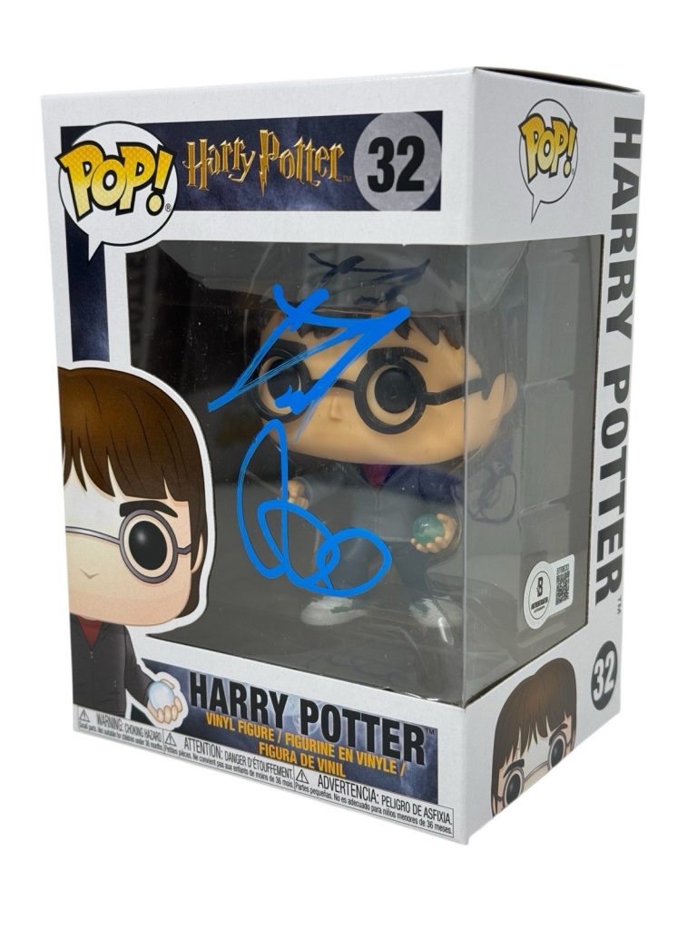 Daniel Radcliffe Harry Potter Signed Autograph Funko Pop #32 Figure Beckett COA