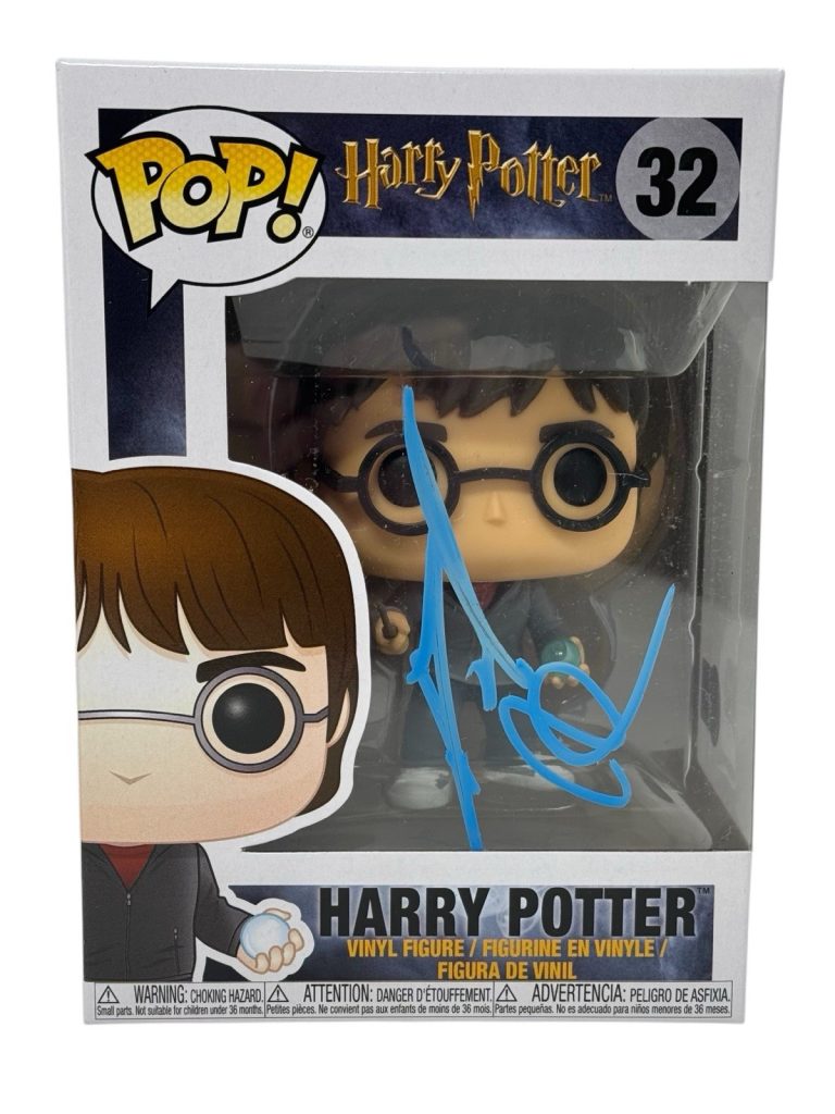 Daniel Radcliffe Harry Potter Signed Autograph Funko Pop #32 Figure Beckett COA