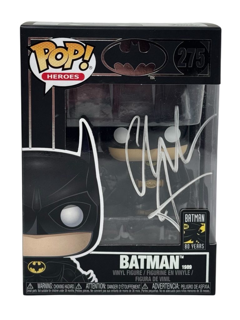 Christian Bale Signed Batman Funko Pop Autograph The Dark Knight 275 Beckett COA