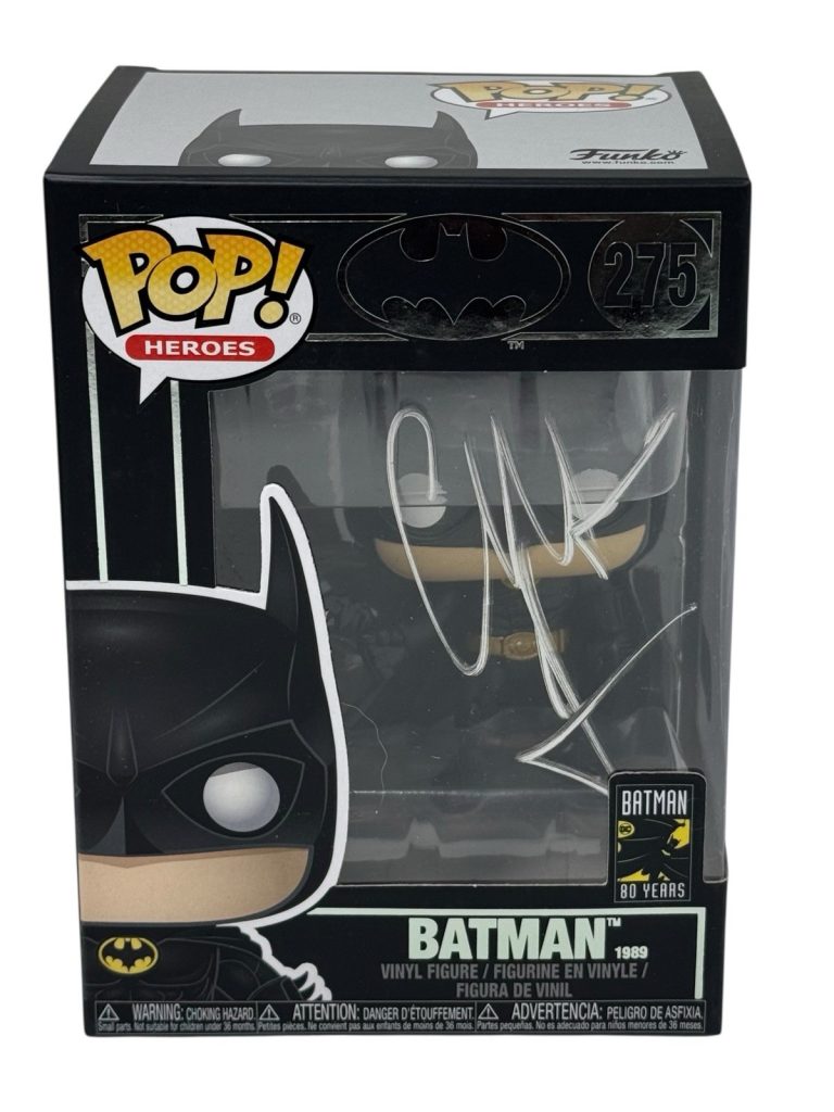 Christian Bale Signed Batman Funko Pop Autograph The Dark Knight 275 Beckett COA