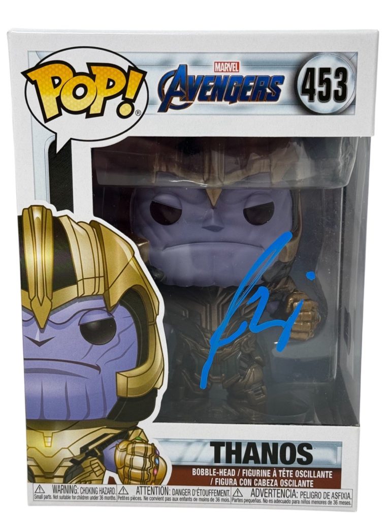Josh Brolin Signed Funko Pop Marvel Avengers Thanos 453 Autograph Beckett COA