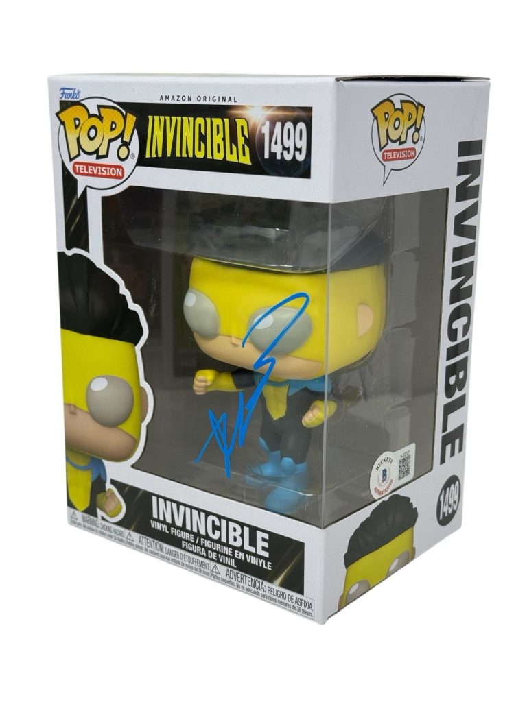 Robert Kirkman Invincible Signed Autograph Invincible Funko Pop 1499 Beckett COA