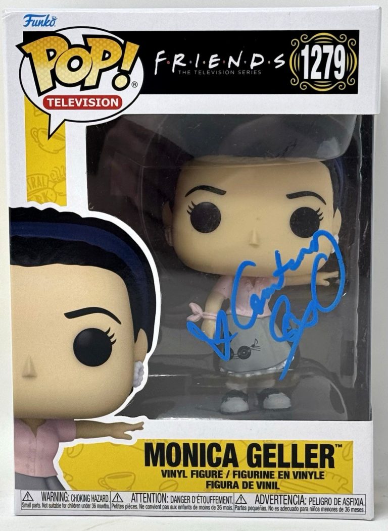 Courteney Cox Signed Friends Monica Geller Funko Pop #1279 Autograph Beckett COA