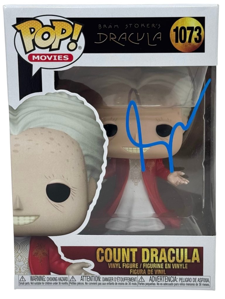 Gary Oldman Signed Bram Stoker's Dracula Count Dracula Funko Pop Beckett COA