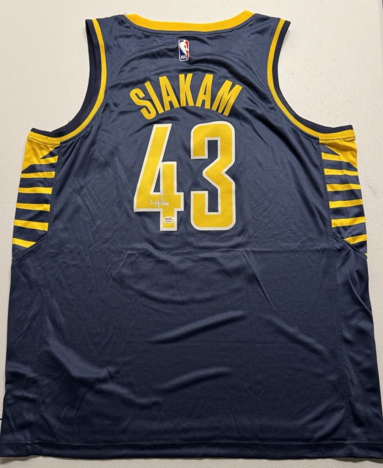 Pascal Siakam Signed Autographed Indiana Pacers Jersey PSA/DNA COA