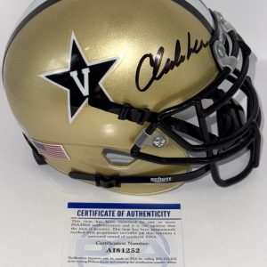 Clark Lea Signed Autographed Vanderbilt Commodores Mini Helmet PSA/DNA COA