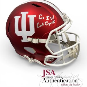 Curt Cignetti Signed Indiana Hoosiers Football Full Size Helmet “GO IU!” JSA COA