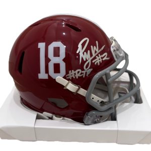 Ryan Williams Signed Alabama Crimson Tide Mini Helmet “#RTR” Roll Tide Roll Auto