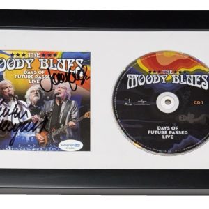 The Moody Blues Signed Days Of Future Passed CD Framed Justin Hayward Lodge ACOA
