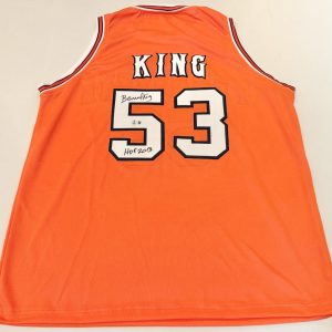 Bernard King Tennessee Vols signed Custom jersey W/ HOF Beckett Witnessed