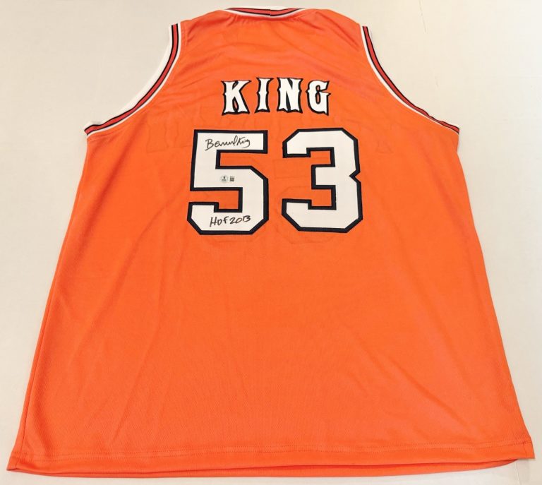 Bernard King Tennessee Vols signed Custom jersey W/ HOF Beckett Witnessed