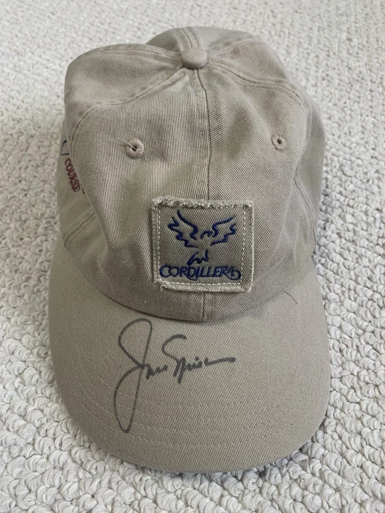 JACK NICKLAUS HAND SIGNED HAT FROM CORDILLERA GOLF COURSE IN COLORADO        JSA