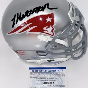 Treveyon Henderson Signed Autographed New England Patriots Mini Helmet PSA/DNA