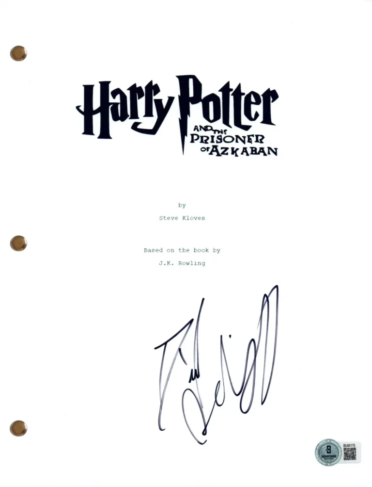 Daniel Radcliffe Signed Autograph Harry Potter Azkaban Movie Script Beckett COA