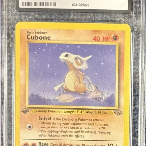 1999 Pokemon Jungle 1st Edition #50 Cubone CGC 8.5
