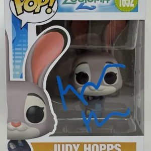 Ginnifer Goodwin Signed Zootopia 2 Judy Hopps Funko Pop 1652 Autograph Beckett