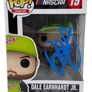 Dale Earnhardt Jr. Signed Autograph NASCAR Funko Pop 15 Mountain Dew Beckett COA