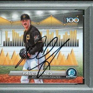 Paul Skenes Autographed 2024 Topps Bowman BTP-3 Scouts Top 100 Auto PSA/DNA