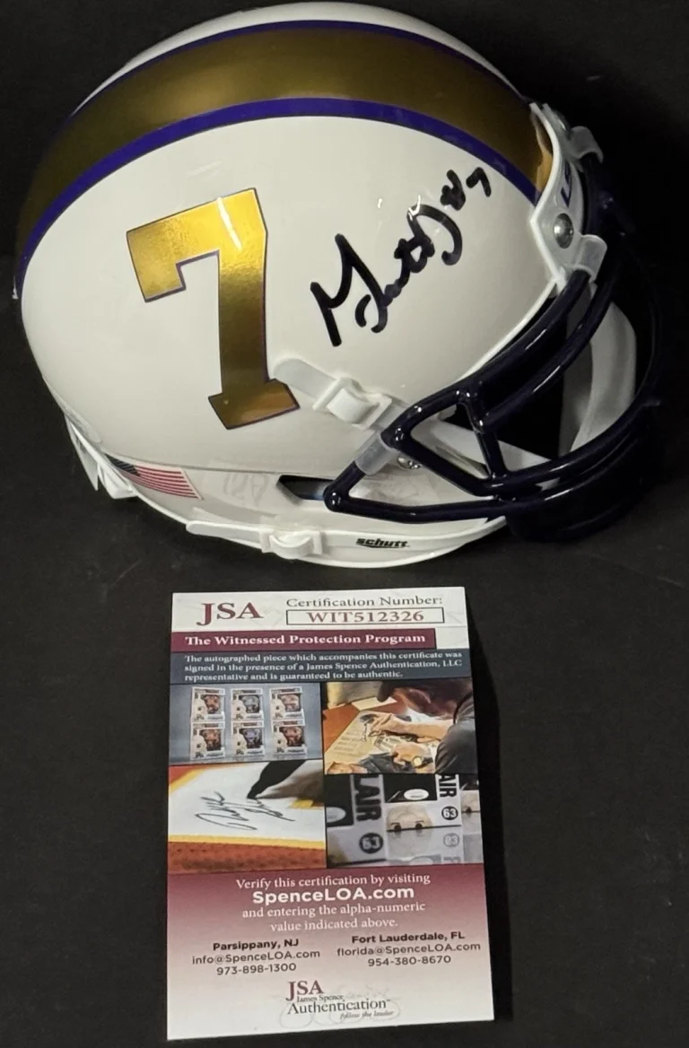 Grant Delpit Signed Autographed LSU Tigers Championship Mini Helmet JSA