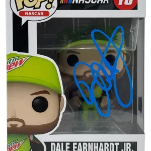 Dale Earnhardt Jr. Signed Autograph NASCAR Funko Pop 15 Mountain Dew Beckett COA