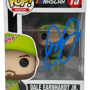 Dale Earnhardt Jr. Signed Autograph NASCAR Funko Pop 15 Mountain Dew Beckett COA