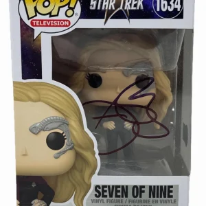 Jeri Ryan Signed Star Trek Seven of Nine Funko Pop #1634 Autograph Beckett COA