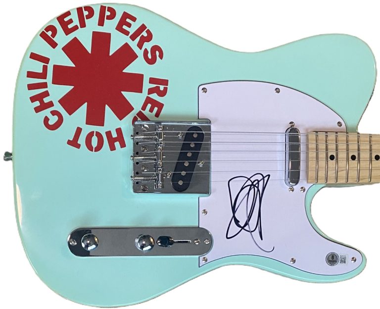 John Frusciante Signed Guitar Red Hot Chili Peppers RHCP Beckett BAS