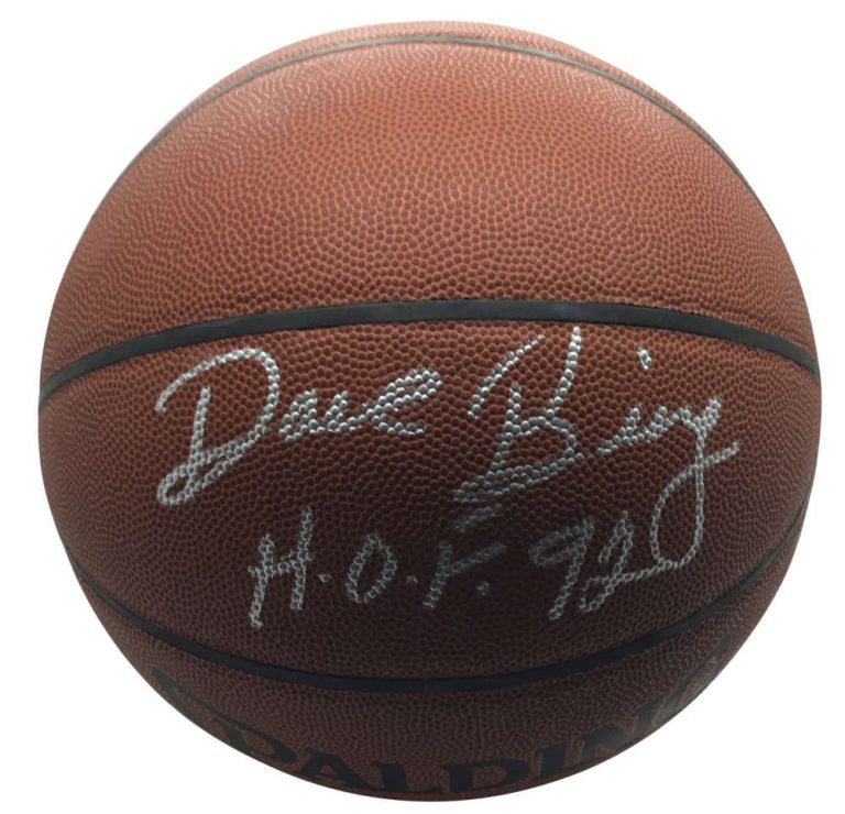 Dave Bing Signed Autographed HOF 72 Basketball PSA/DNA