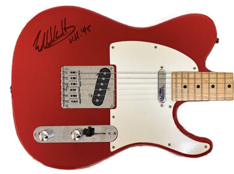 Eddie Van Halen Signed Peavey Guitar Autographed VH On Body PSA PSA/DNA