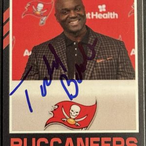 Todd Bowles Signed Autographed Custom Tampa Bay Buccaneers Card BAS Beckett