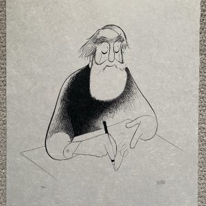 AL HIRSCHFELD SIGNED SELF PORTRAIT AT 99 LITHOGRAPH      99/299       FEIDEN COA