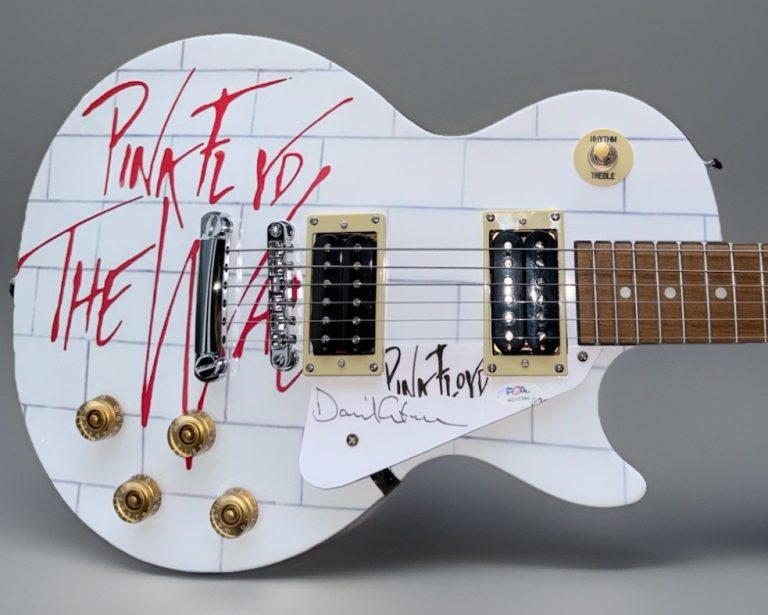 David Gilmour Signed Pink Floyd 