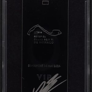 Charles Leclerc Signed 2024 F1 Monaco Grand Prix First Home Race Win Ticket PSA