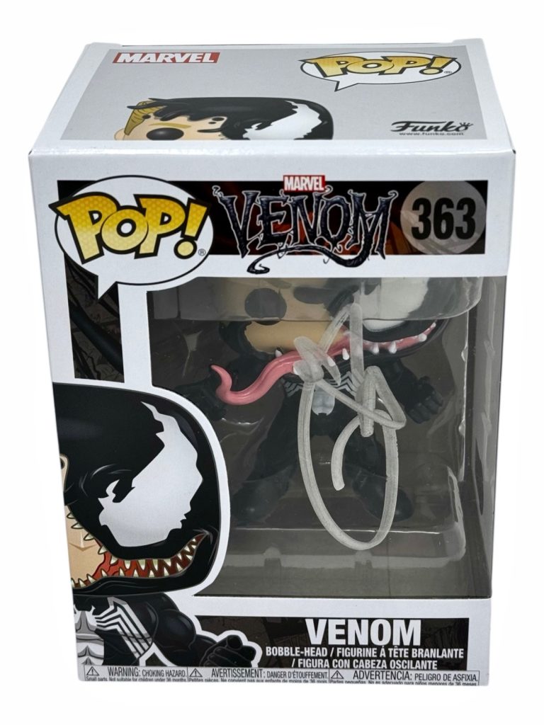 Tom Hardy Signed Venom Funko Pop Marvel Venom 363 Autograph Beckett COA