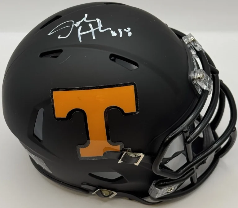John Henderson Signed Autographed Tennessee Volunteers Mini Helmet PSA/DNA COA