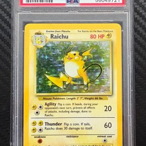1999 Pokemon Base Set #14 Riachu Holo PSA 6