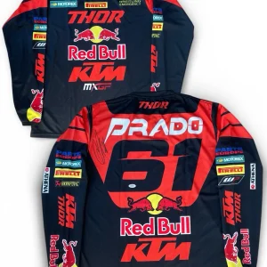 Jorge Prado Signed Red Bull KTM Factory Racing Motocross 61 Jersey PSA AUTO MXGP