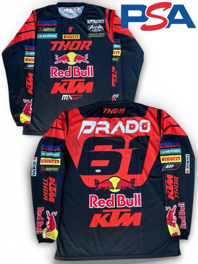 Jorge Prado Signed Red Bull KTM Factory Racing Motocross 61 Jersey PSA AUTO MXGP