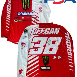 Haiden Deegan Signed Monster Yamaha Supercross #38 Jersey PSA AUTO Motocross SMX